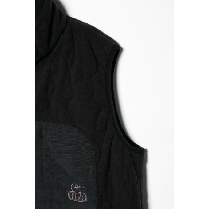 チャムス(CHUMS) フリース　ベスト レディース ブービーステッチ フリース VS CH14-1472 CHUMS（チャムス） フリース ベスト レディース ブービーステッチ