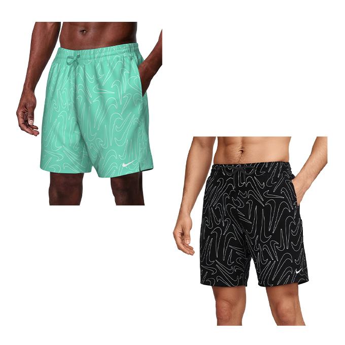 NIKE（ナイキ） ハーフパンツ メンズ スウッシュ総柄 ボレーSP 7IN