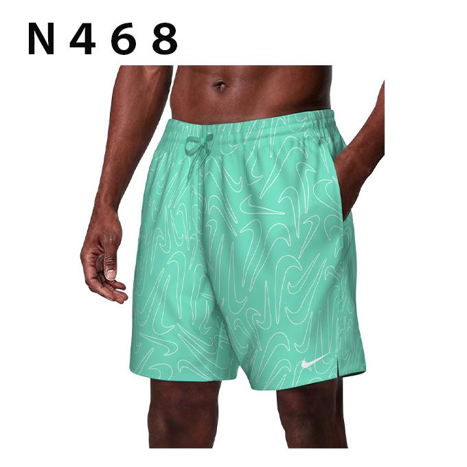 NIKE（ナイキ） ハーフパンツ メンズ スウッシュ総柄 ボレーSP 7IN