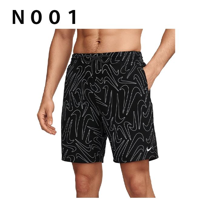 NIKE（ナイキ） ハーフパンツ メンズ スウッシュ総柄 ボレーSP 7IN