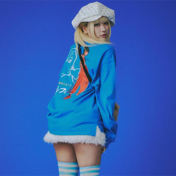 GALFY（ガルフィー） Tシャツ 長袖 メンズ レディース 謎アニメロンTee