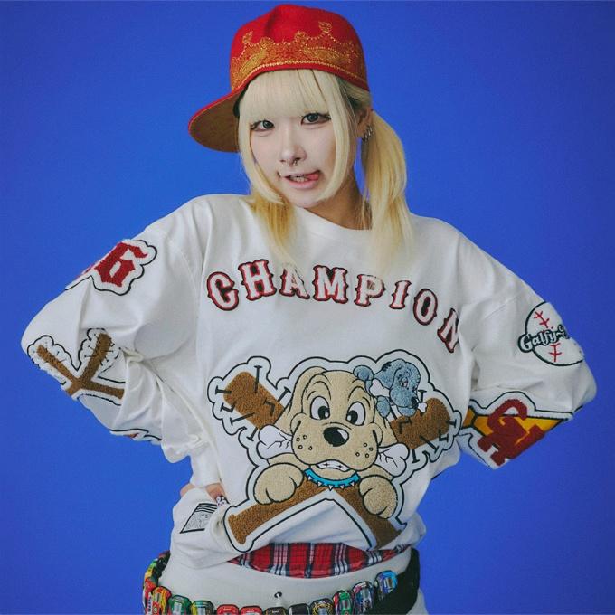 GALFY（ガルフィー） Tシャツ 長袖 メンズ レディース 復活わんわん
