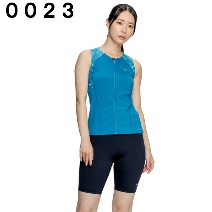 【未使用】ナイキ フィットネス水着 セパレート　L NIKE（ナイキ） フィットネス水着 セパレート レディース フルジップ