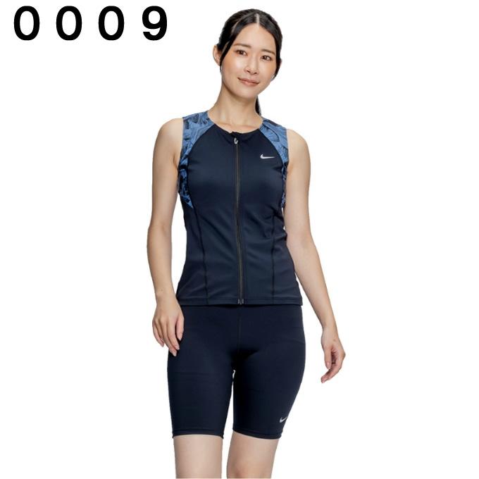 【未使用】ナイキ フィットネス水着 セパレート　L NIKE（ナイキ） フィットネス水着 セパレート レディース フルジップ