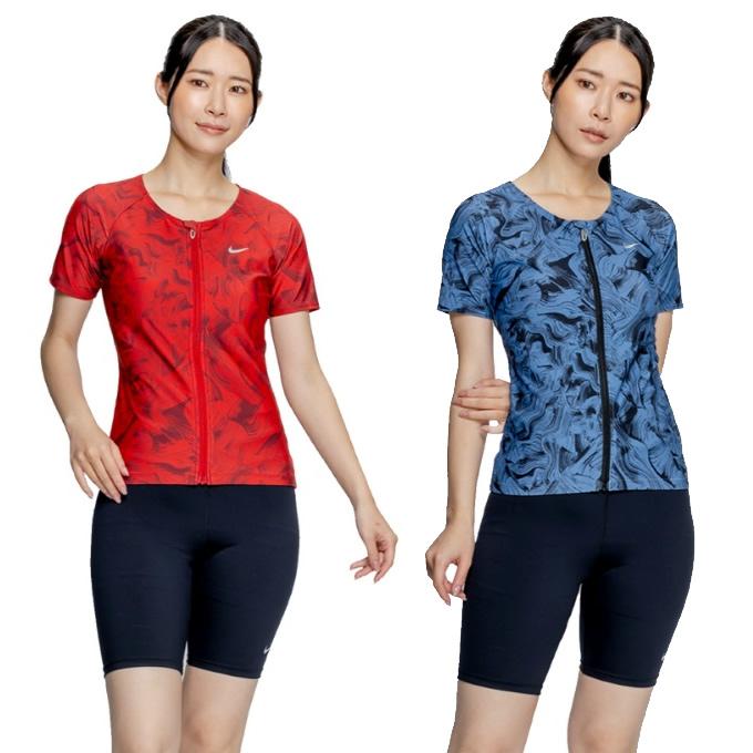 NIKE（ナイキ） フィットネス水着 セパレート レディース フルジップ