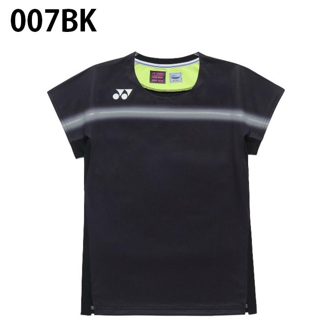 L*9様 【限定品・レア】NTT東日本　ヨネックスバドミントンシャツ 黒/オレン YONEX（ヨネックス） バドミントンウェア ゲームシャツ レディース