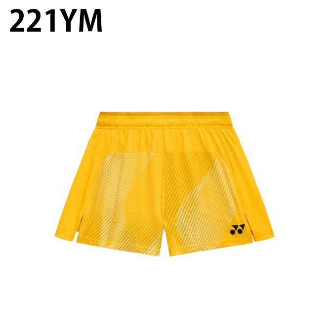 YONEX イエロー ゲームシャツ ウェア ショートパンツ セット L YONEX（ヨネックス） テニスウェア バドミントンウェア ショートパンツ