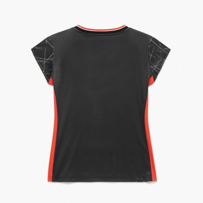 YONEX　WOMENゲームシャツ　20997Y　バドミントンテニス ブラック YONEX（ヨネックス） テニスウェア バドミントンウェア ゲームシャツ