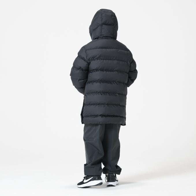 ナイキ 中綿ジャケット ジュニア NSW 中綿 MIDコート HJ2722-010 NIKE キッズ 男の子 女の子 保温 通学 小学生 黒 ブラック くろ アウターの画像