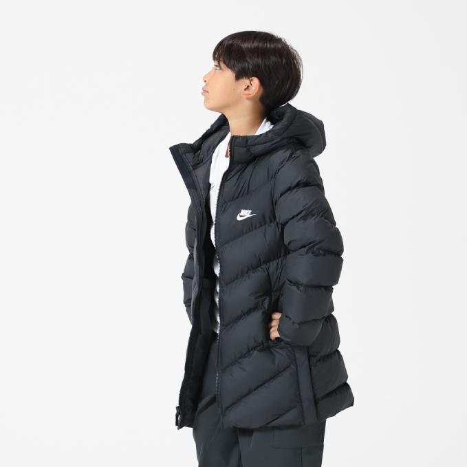 Nike ナイキ　中綿ジャケット　ジュニアYTH 160 ブラック NIKE（ナイキ） 中綿ジャケット キッズ アウター 冬 男の子 女の子