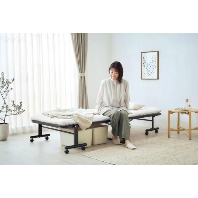 【5/15発送】アイリスオーヤマ(IRIS OHYAMA) ベッドフレーム 折りたたみすのこベッド OTB-WHR【メーカー直送】【ご自宅配送限定】・・
