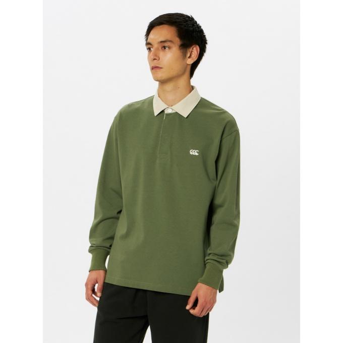 希少　ニュージーランド製　Canterbury 長袖ポロシャツ　メンズXL相当 希少 ニュージーランド製 Canterbury 長袖ポロシャツ メンズXL