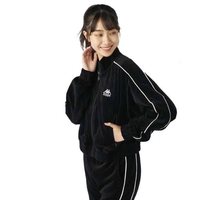 Kappa（カッパ） スウェットジャケット レディース ベロアトラック