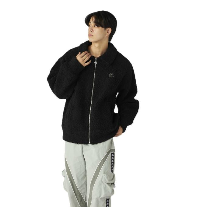Kappa（カッパ） フリースジャケット メンズ ボアフリースジャケット