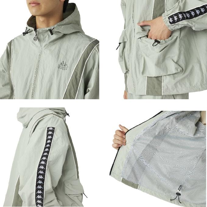 Kappa（カッパ） ウインドブレーカー ジャケット メンズ バンダライン