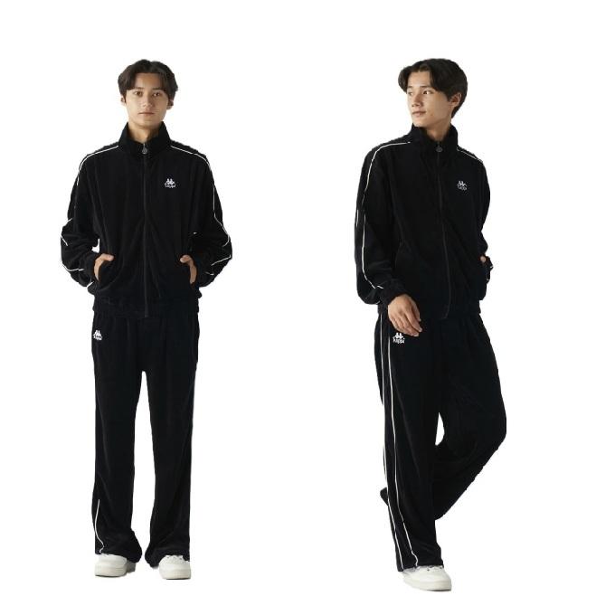 Kappa（カッパ） スウェットジャケット メンズ ベロアトラック