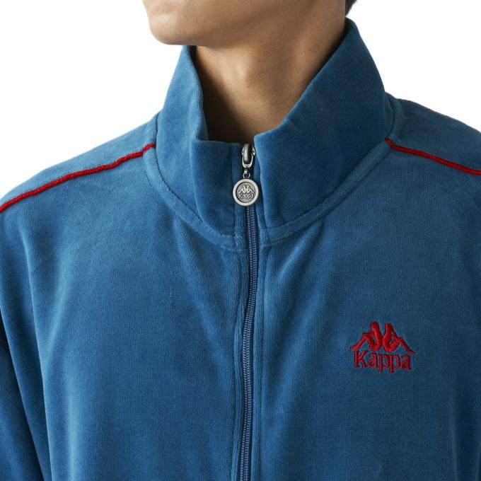 Kappa（カッパ） スウェットジャケット メンズ ベロアトラック