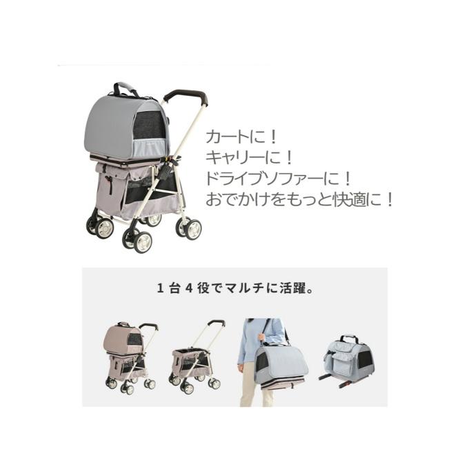 シンセーインターナショナル ペットカート ISOFIXペットカート GOGOバギー SIN-CA1 【ご自宅配送限定】‥