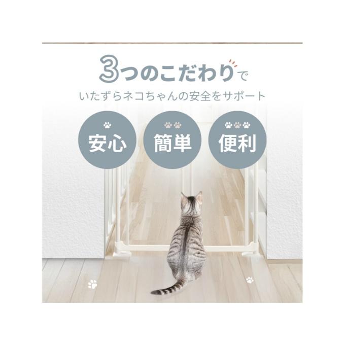 オーダー受付　猫パネル51　6/9 シンセーインターナショナル ゲート にゃんドア 半透明クリアパネル