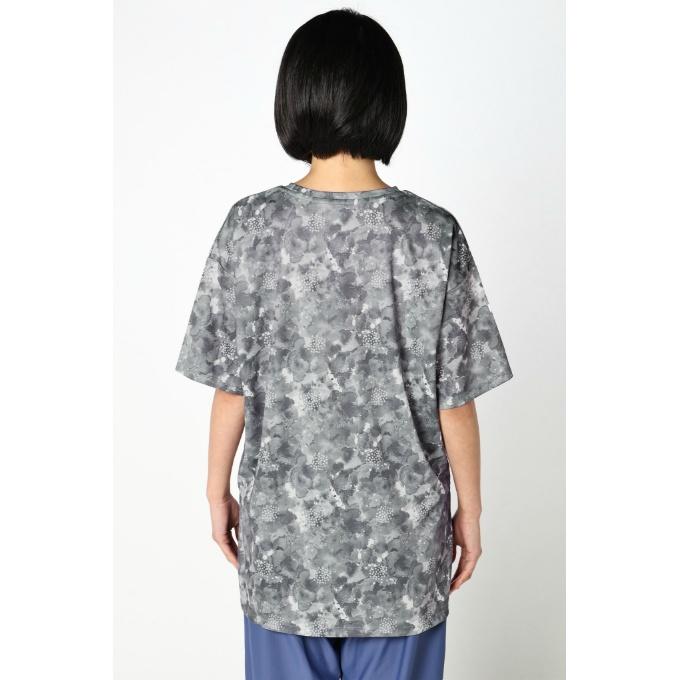 アーツアンドサイエンス トップス　チュニック　カットソー　半袖 アンドライフ(&life) Tシャツ 半袖 レディース CD速乾UV 総柄 半袖
