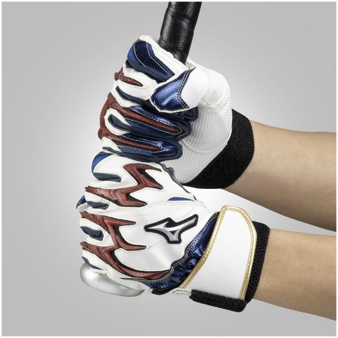 MIZUNO（ミズノ） 野球 バッティンググローブ 両手用 シリコンパワー