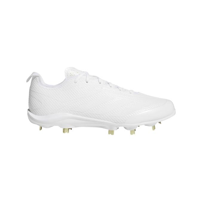 adidas ADIZERO スパイク ホワイト/ゴールド adidas（アディダス） 野球 金歯スパイク メンズ Adizero Electric JP
