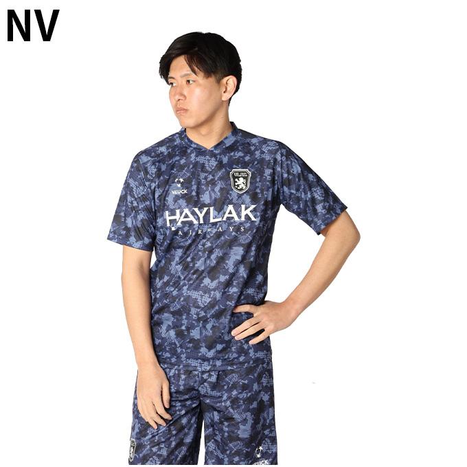 サッカー日本代表　プラクティスシャツ　Ｌサイズ　ブラック BLAAK（ブラック） ブラック(VLUCK) サッカーウェア プラクティス