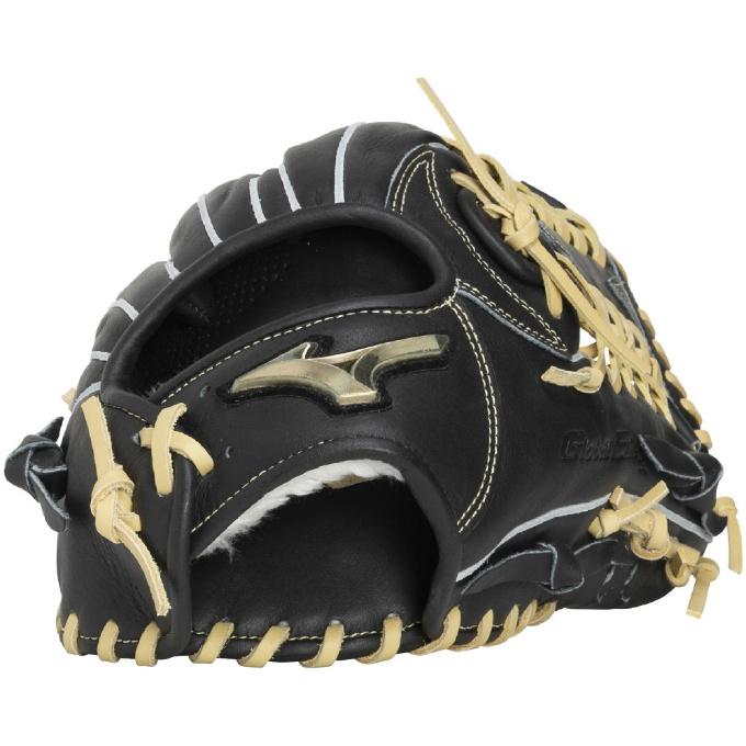 Mizuno Global EliteRG 軟式グローブ 黒 ゴールドロゴ MIZUNO（ミズノ） 野球 一般軟式グローブ 外野手 ゴールデンエイジ