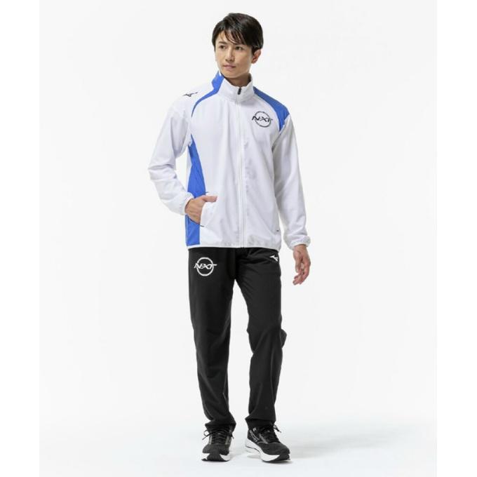 MizunoPro スポーツジャケット ネイビー/ホワイト　グラコン MIZUNO（ミズノ） スポーツウェア クロスウェア ジャケット メンズ N