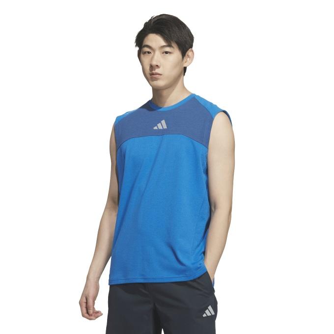 On グラデーション ノースリーブTシャツ adidas（アディダス） スポーツウェア ノースリーブ メンズ アディダス