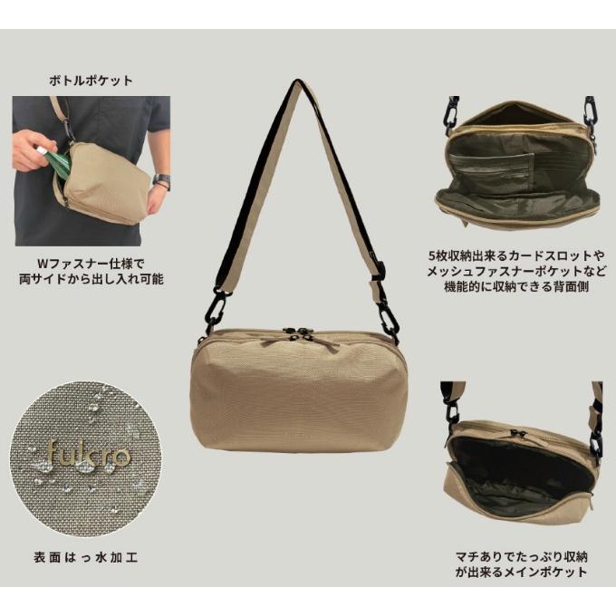 フルクロ(fulcro) ショルダーバッグ メンズ レディース Exp ミニ