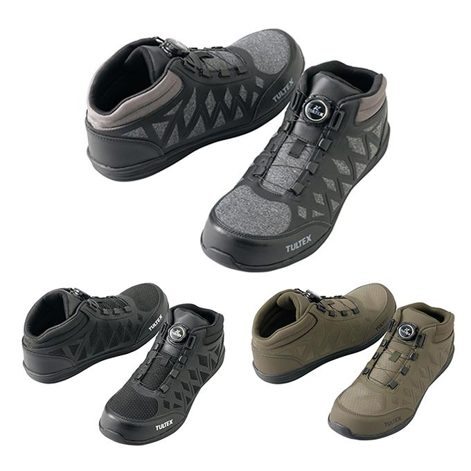 TULTEX（タルテックス） 安全靴 メンズ レディース ダイヤル式ミドル