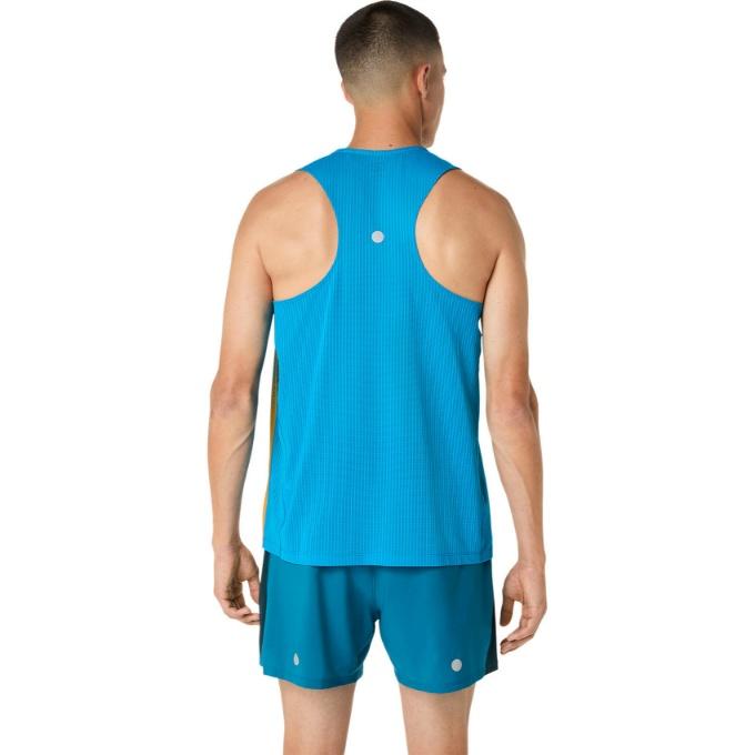 ASICS（アシックス） ランニングウェア Tシャツ ノースリーブ メンズ
