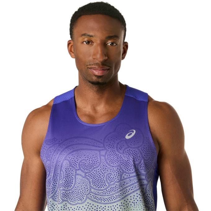 ASICS（アシックス） ランニングウェア Tシャツ ノースリーブ メンズ