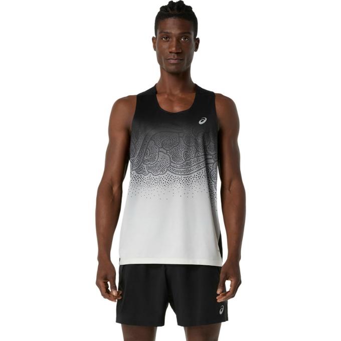 ASICS（アシックス） ランニングウェア Tシャツ ノースリーブ メンズ