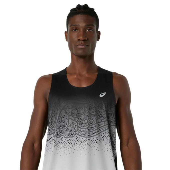 ASICS（アシックス） ランニングウェア Tシャツ ノースリーブ メンズ