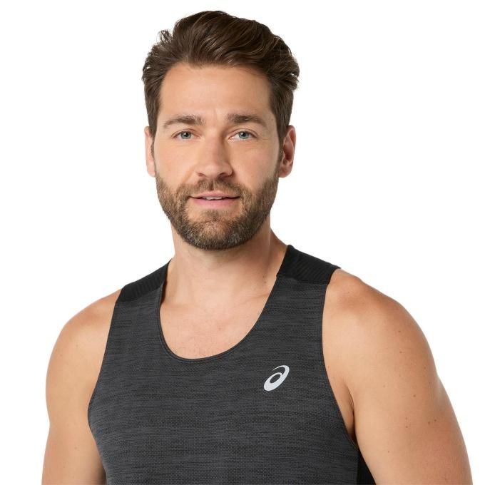 ASICS（アシックス） ランニングウェア Tシャツ ノースリーブ メンズ