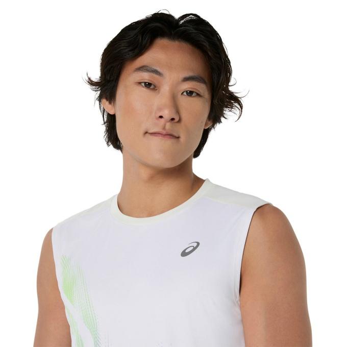 ASICS（アシックス） ランニングウェア Tシャツ ノースリーブ メンズ