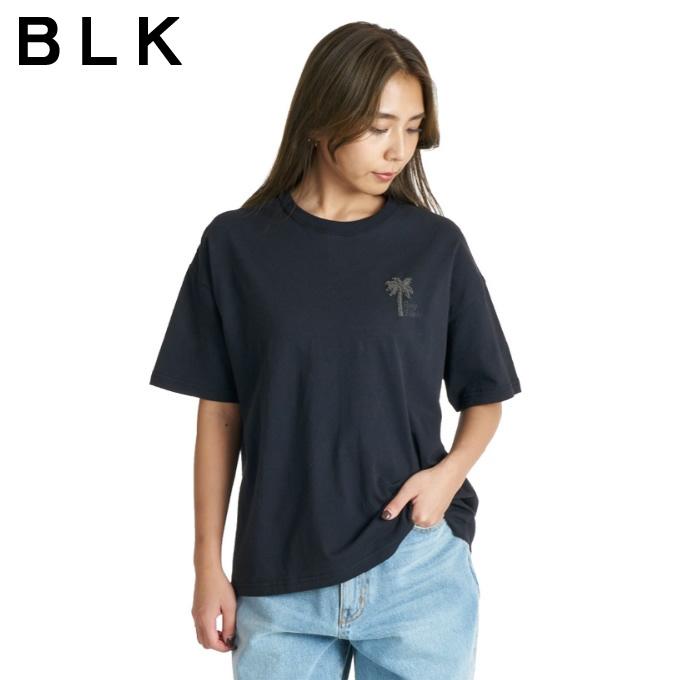 ROXY（ロキシー） Tシャツ 半袖 レディース C サガラ刺繍ワンポ ルーズ