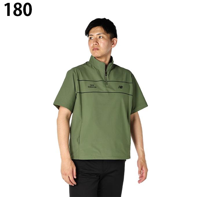 【正規店】【値引】【新品】New Balance ゴルフウェアポロシャツ カーキ New Balance（ニューバランス） ゴルフウェア ブルゾン メンズ 半袖