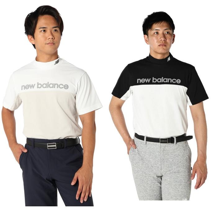 New Balance モックネック 半袖シャツ New Balance（ニューバランス） ゴルフウェア 半袖シャツ メンズ バイ