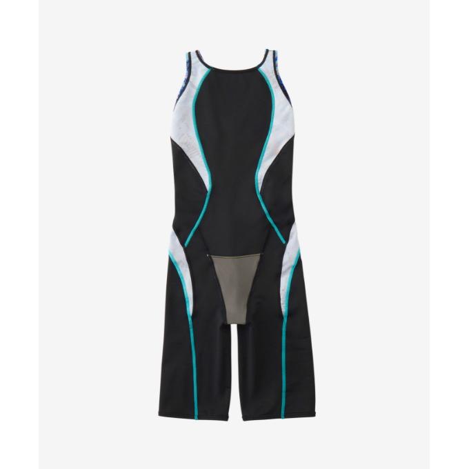 スピード Speedo FINA承認 競泳水着 スパッツ レディース フレックスシグマニューミニオープンバックニースキン SCW12609Fの画像