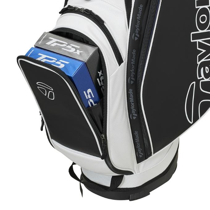 TaylorMade スタンドキャディバッグ ホワイト/ブラック TaylorMade（テーラーメイド） スタンドキャディバッグ メンズ