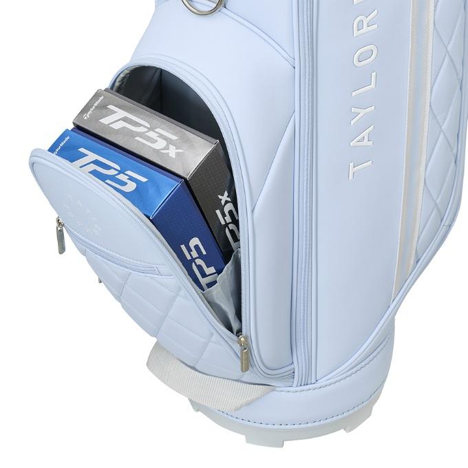 【美品】TAYLORMADE キャディバッグ ネイビー/ホワイト TaylorMade（テーラーメイド） キャディバッグ レディース TM26 ウィル