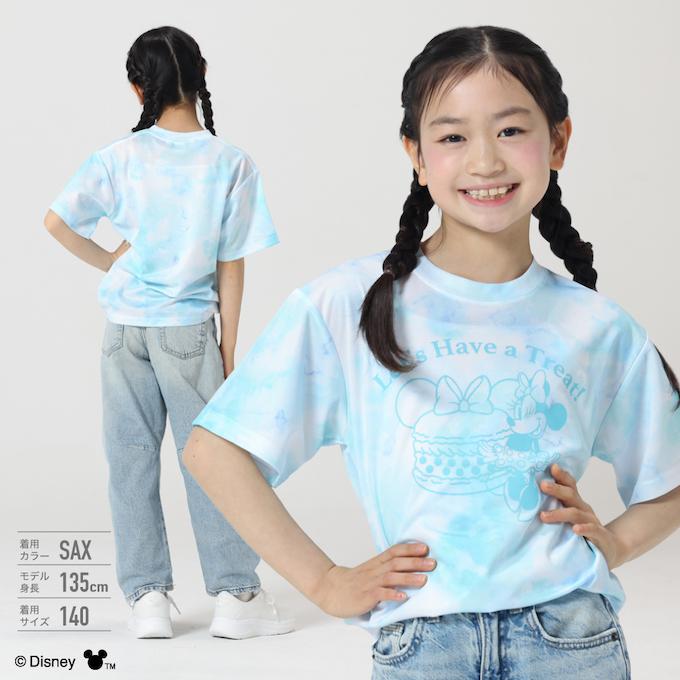 ディズニー(Disney) ミニーマウスデザインTシャツ 半袖 ジュニア