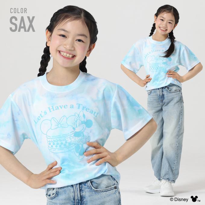 ディズニー(Disney) ミニーマウスデザインTシャツ 半袖 ジュニア