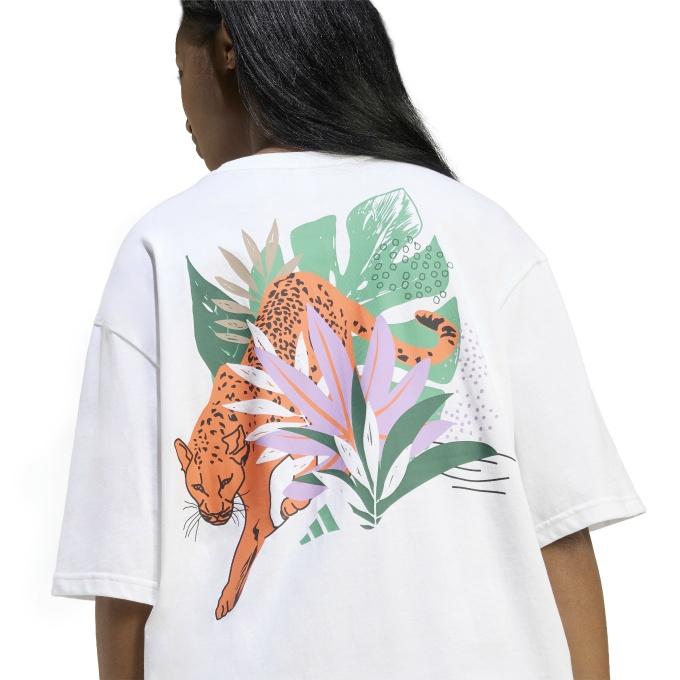 adidas（アディダス） Tシャツ 半袖 レディース ANIMAL オーバーサイズ