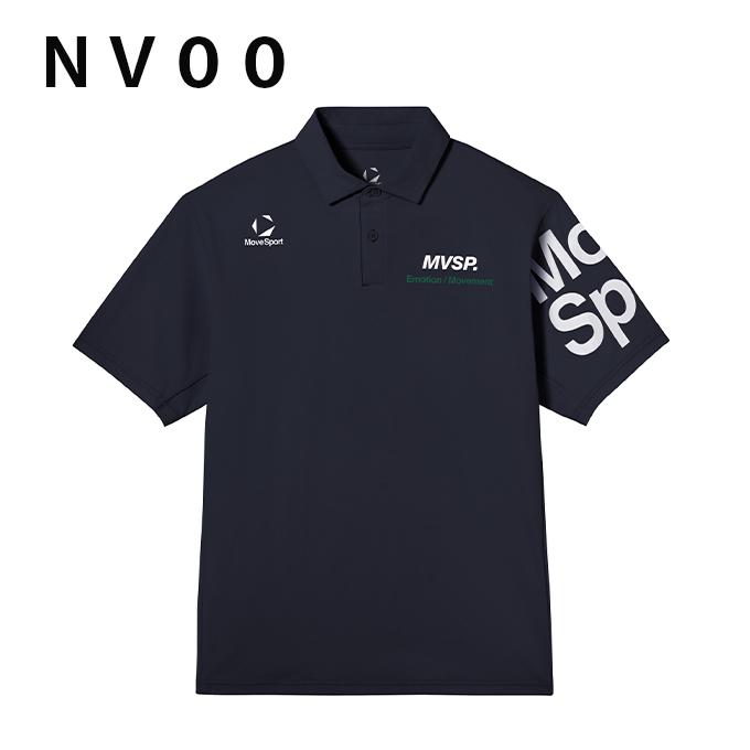 ムーブスポーツ MoveSport ポロシャツ 半袖 メンズ 接触冷感襟付き