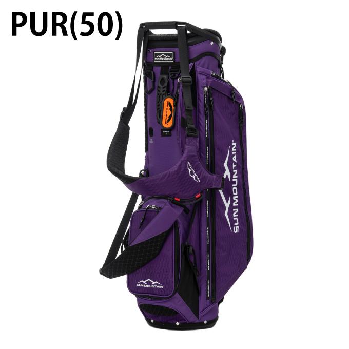 美品 サンマウンテン キャディバッグ 8.5型 軽量 スタンド式 ネイビー SUN MOUNTAIN（サンマウンテン） スタンドキャディバッグ メンズ
