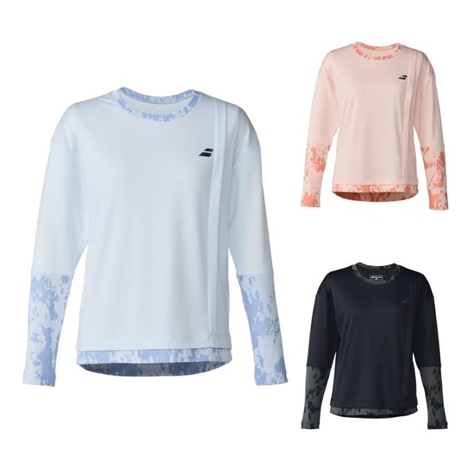 Babolat（バボラ） テニスウェア バドミントンウェア Tシャツ 長袖